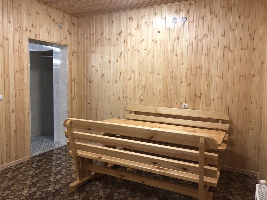 Баня на дровах з басейном