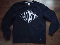 Lacoste bluza polar fleece haft granatowy męska XL