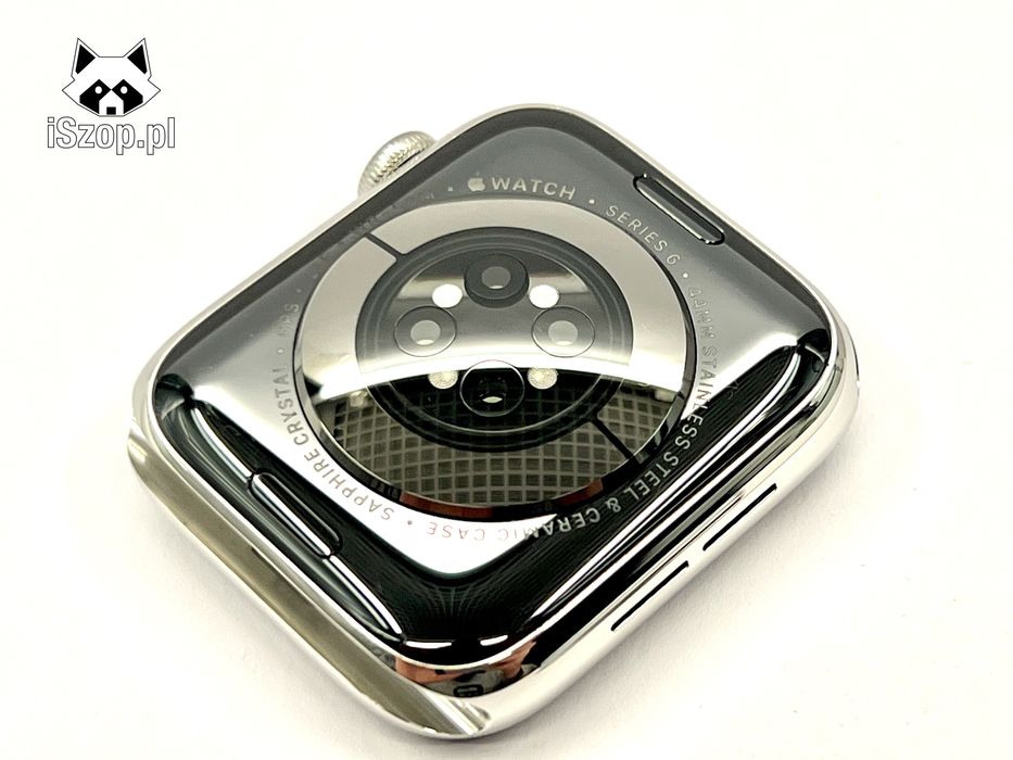 Apple Watch 9 45mm LTE  Stainless Silver GWARANCJA