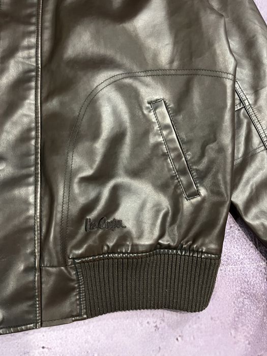 Шкіряна куртка lee cooper