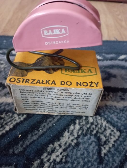 PRL ostrzałka do noży Bajka