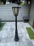 Lampa ogrodowa duża metalowa aluminium 160cm