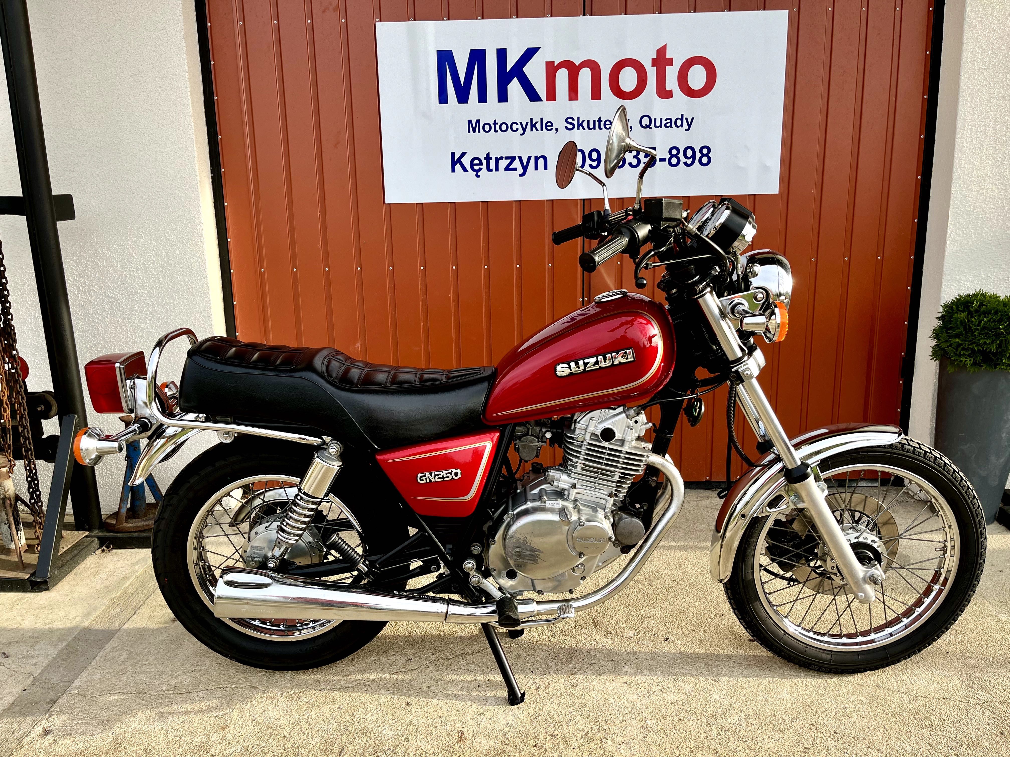 Suzuki GN 250 Mega Stan Bezwypadkowy Niemcy Raty Transport MKmoto