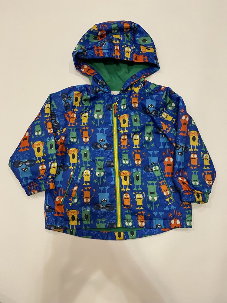 Фірмова куртка вітровка на весну для хлопчика 1-2роки 86-92см