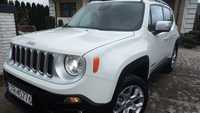 Jeep Renegade Bezwypadkowy, 4x4, Białe skóry, Automat 125 kw LIMITED EDITIOM