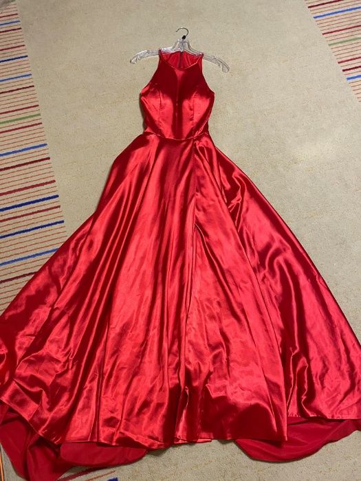 Красное вечернее выпускное платье Sherri Hill 52120. Оригинал.