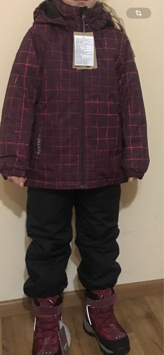 Зимова термо куртка Reima для дівчинки 8 років