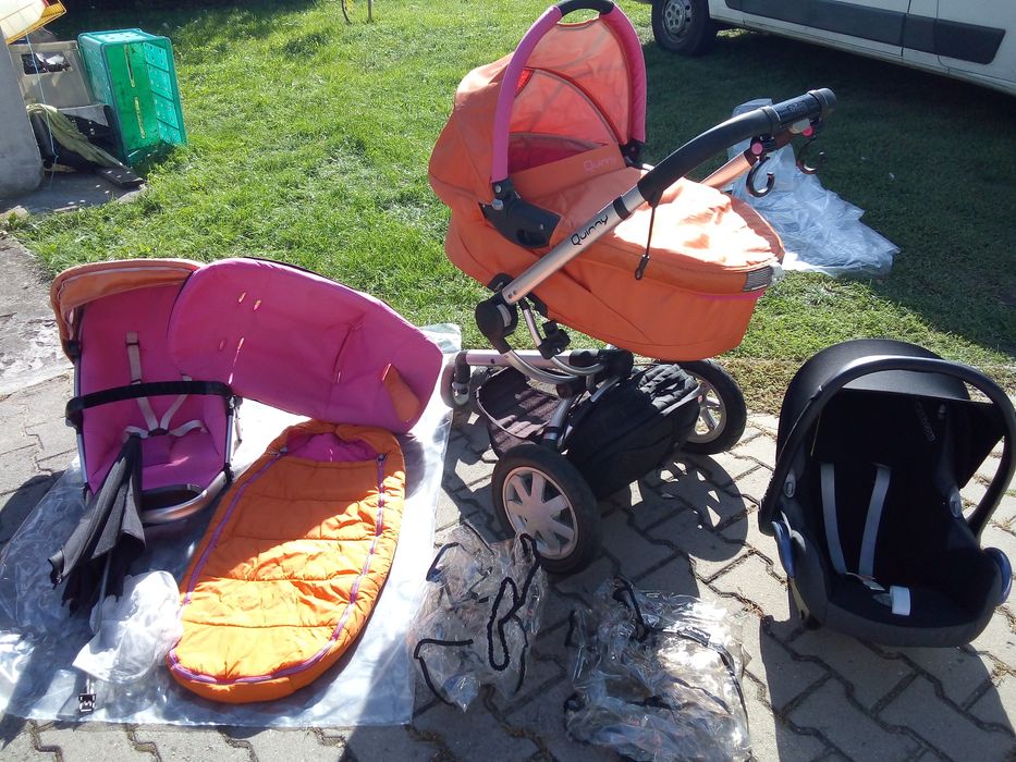 Wózek mega zestaw dziecięcy quinny buz