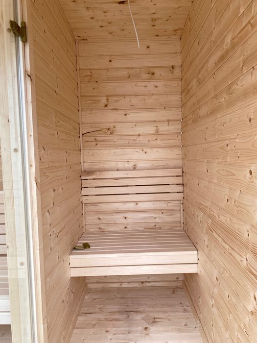 Sauna ogrodowa kostka