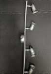 Lampa sufitowa listwa metalowa 4 x 50W chrom