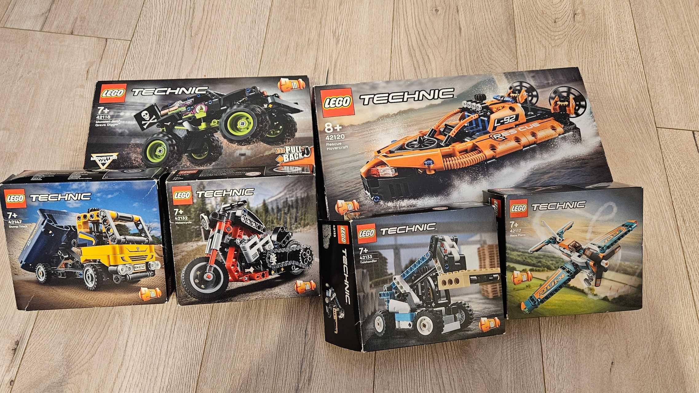 6x Zestawów LEGO Technic