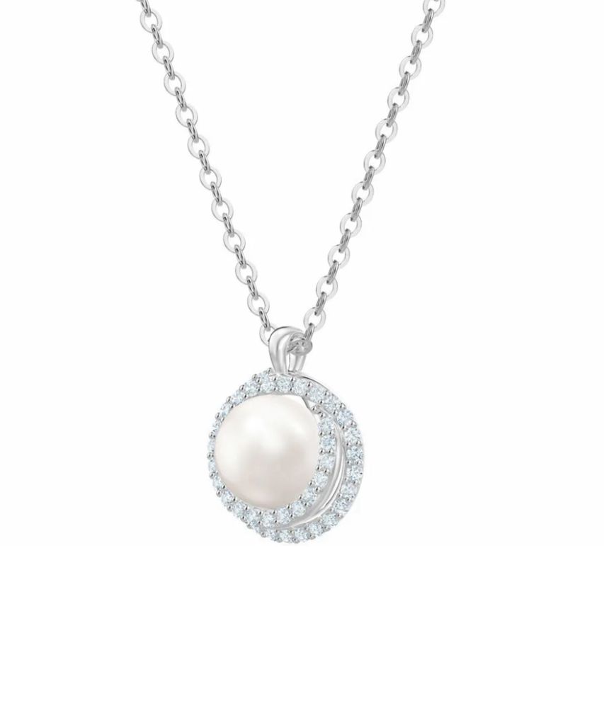 Naszyjnik swarovski perła kryształki swarovskiego biżuteria święta