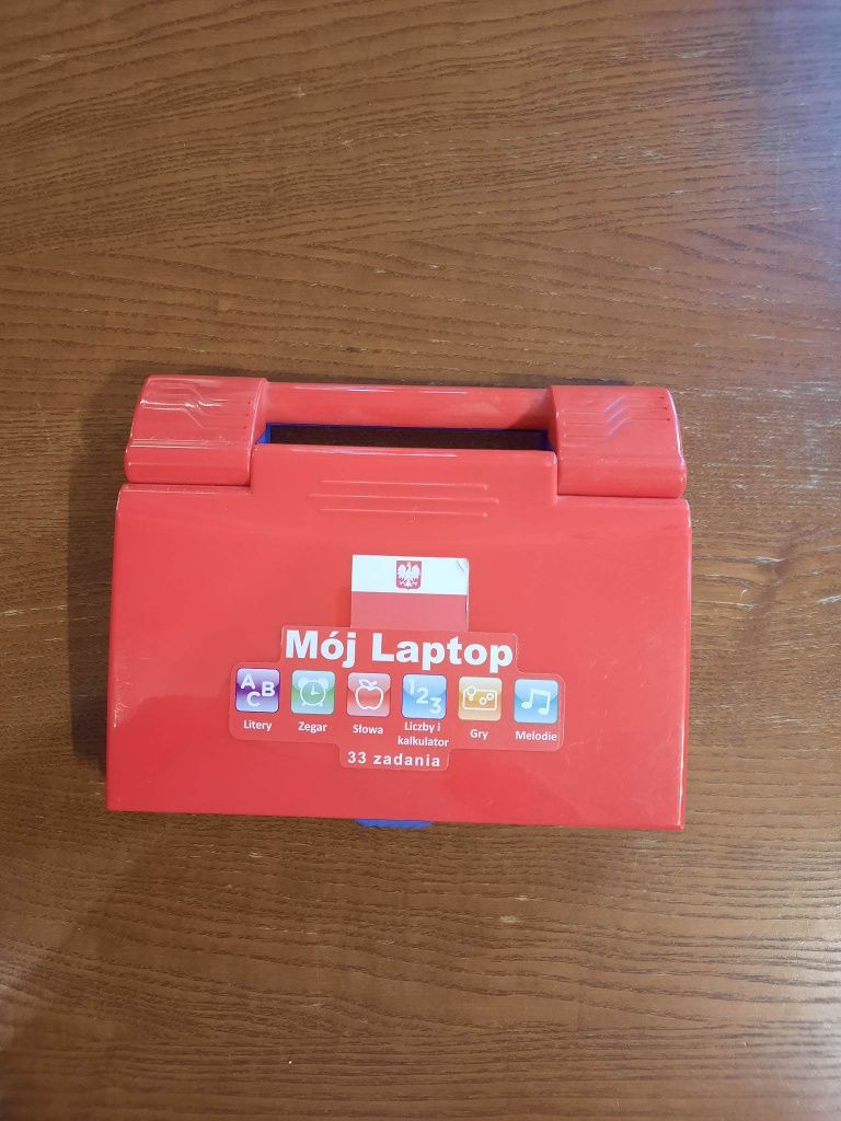 Moj laptop komputer dla dzieci , zabawka interaktywna 33 zadania 3 +