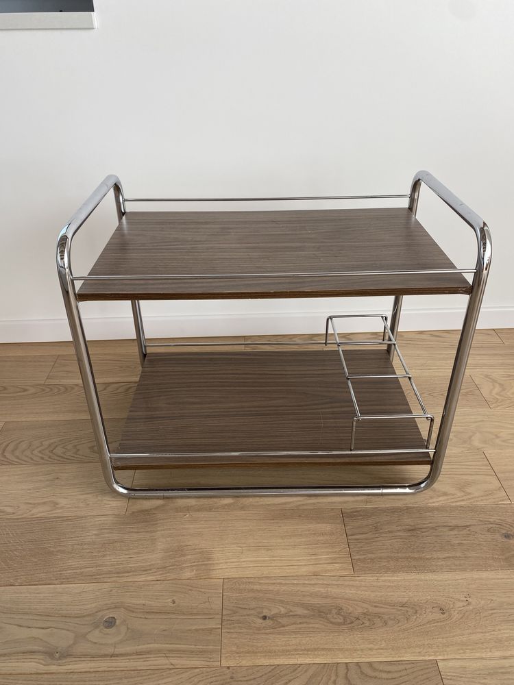 Stolik barek bauhaus prl mid century lata 70