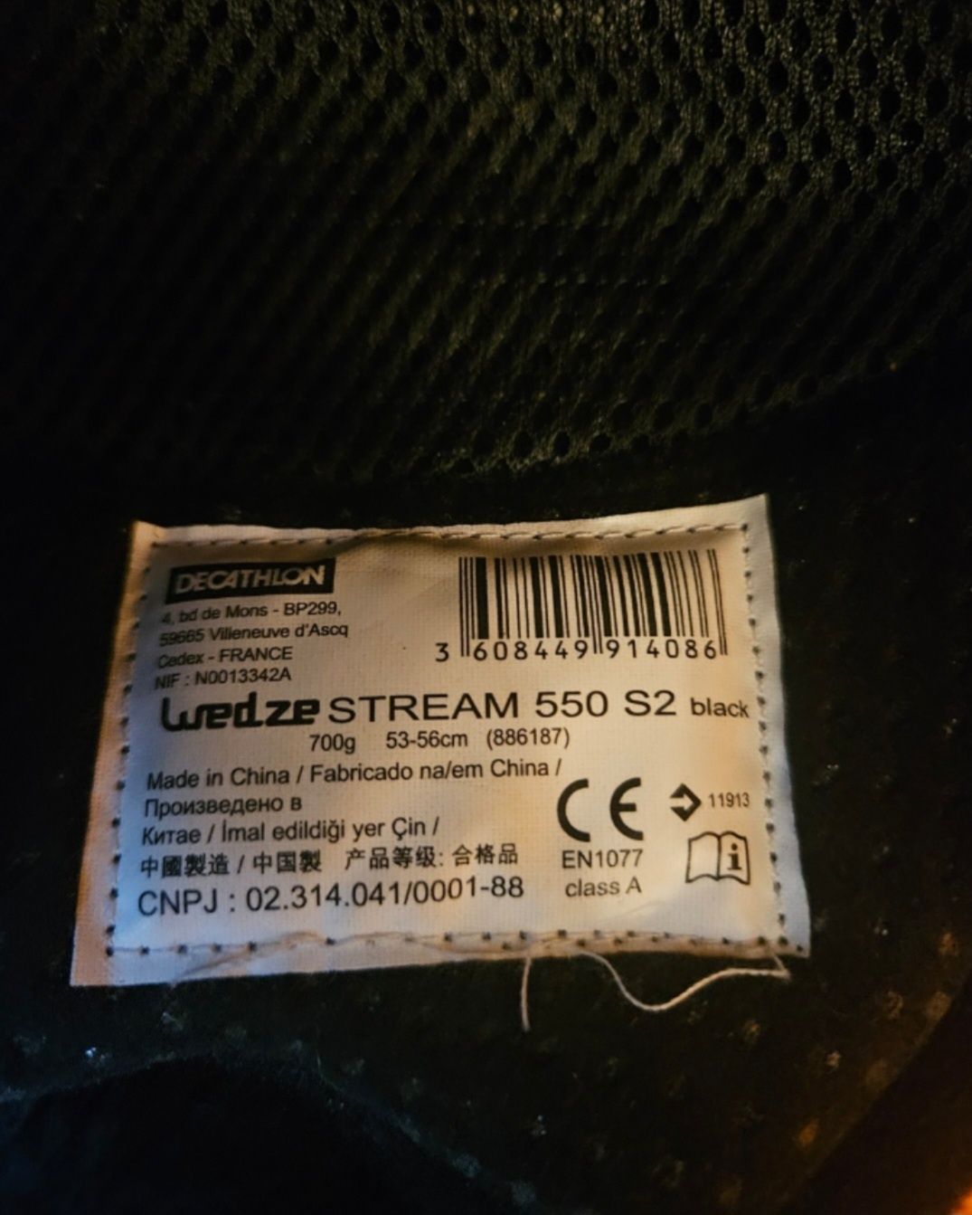 Kask narciarski WEDZE STREAM 550 S2, H 400 Jr