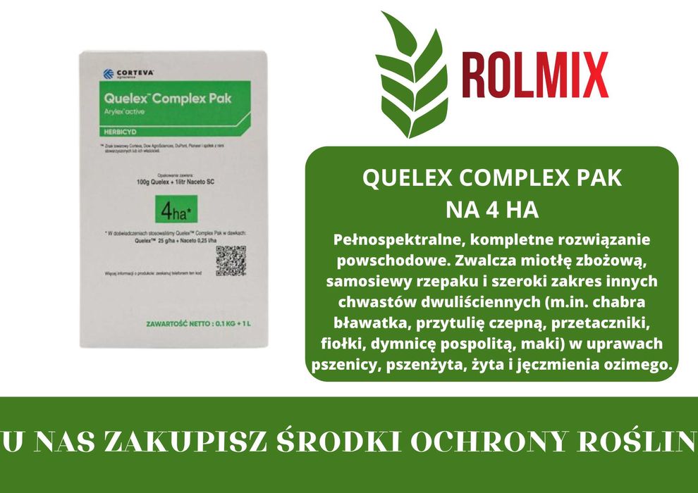 Quelex Complex Pak na 4 HA - Herbicyd