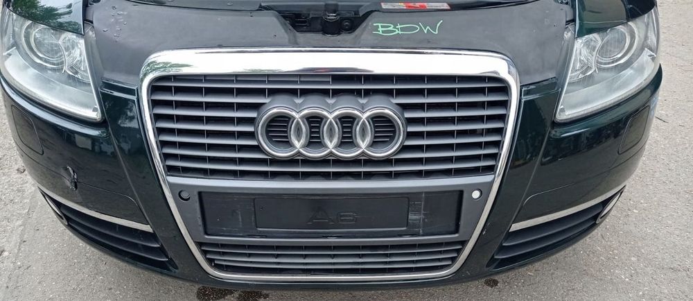 AUDI A6 C6 KOMBI 05R ZDERZAK PRZÓD Z PDC LZ6E
