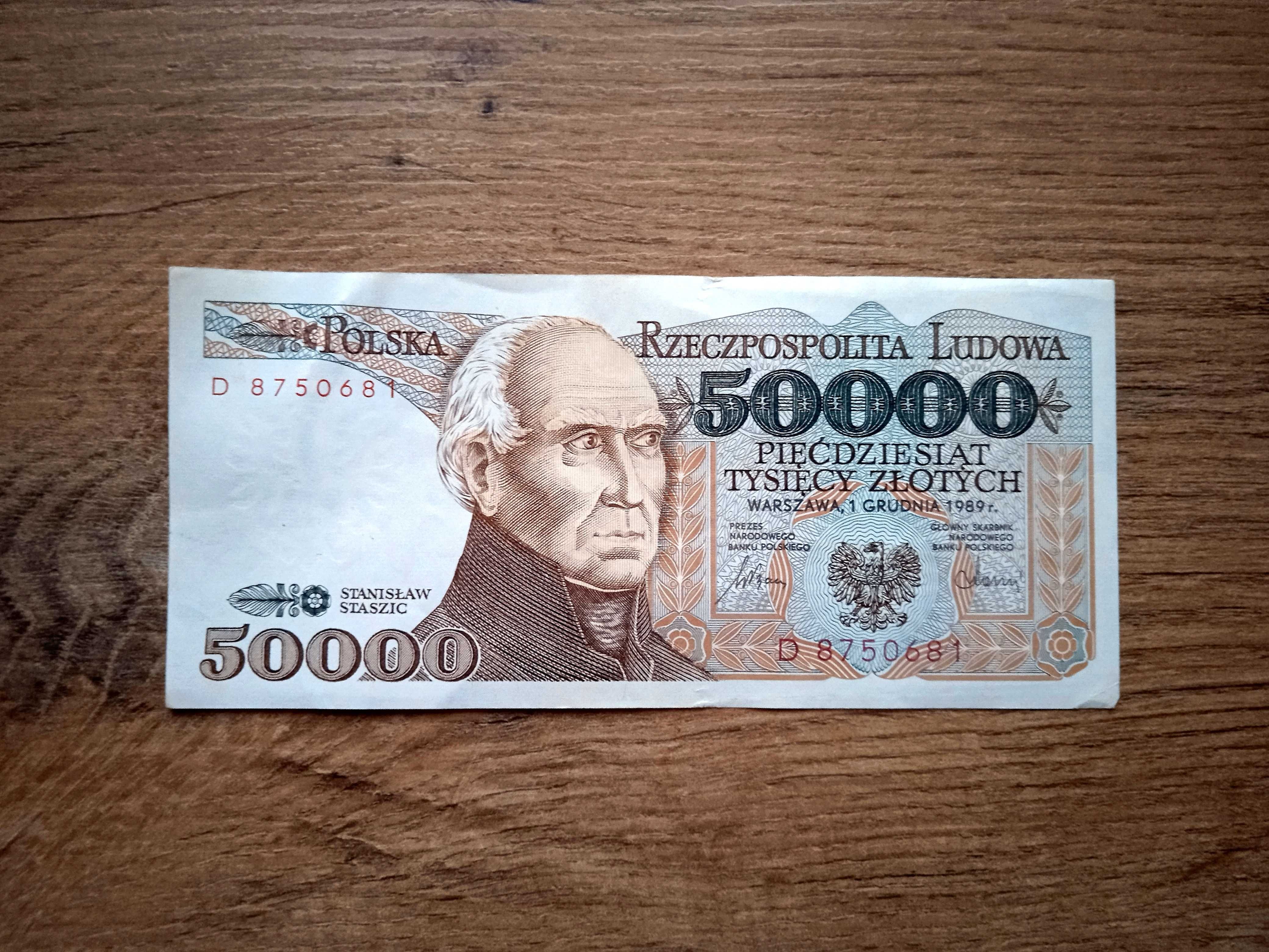 50000 zł   1989   - D -