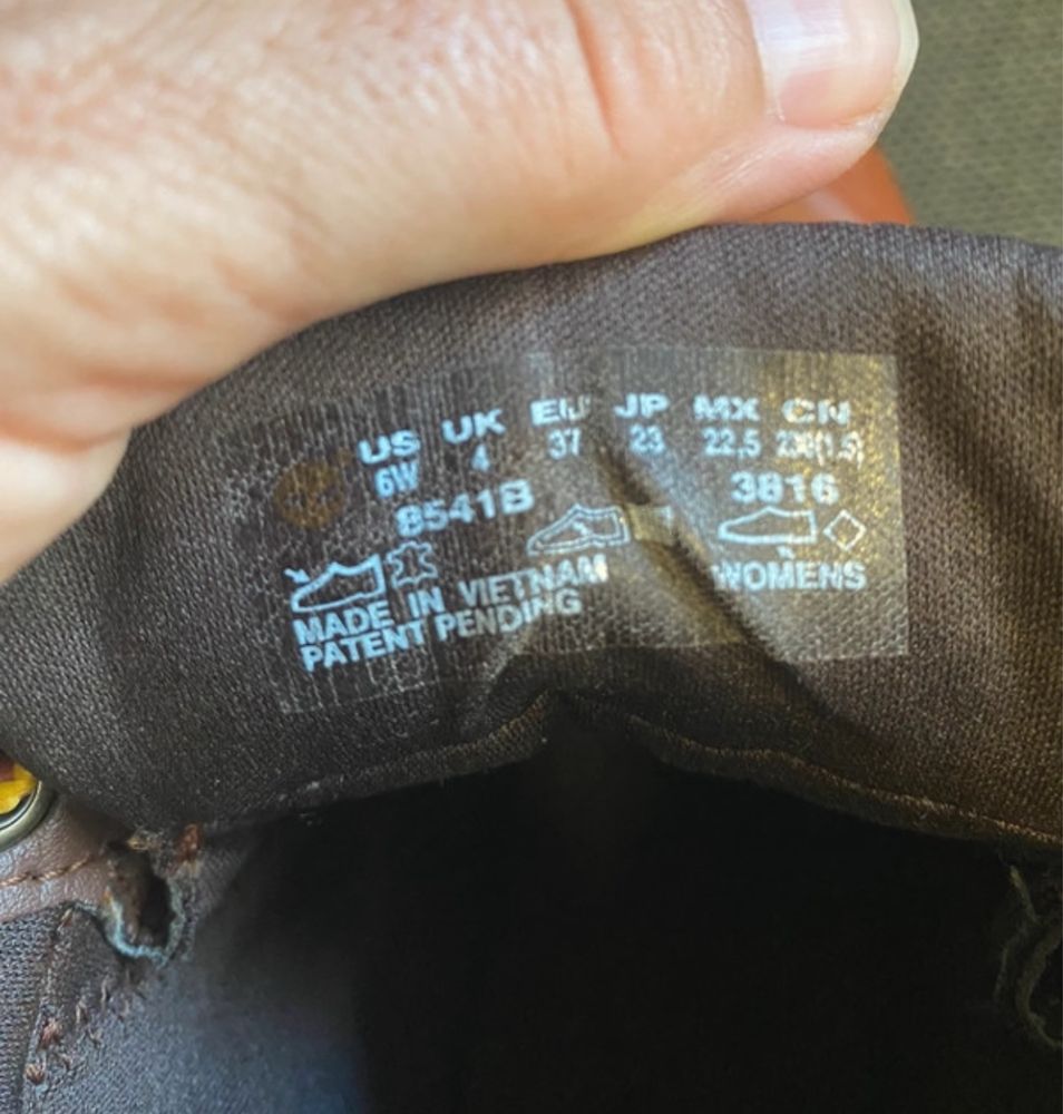 Botas timberland 37
