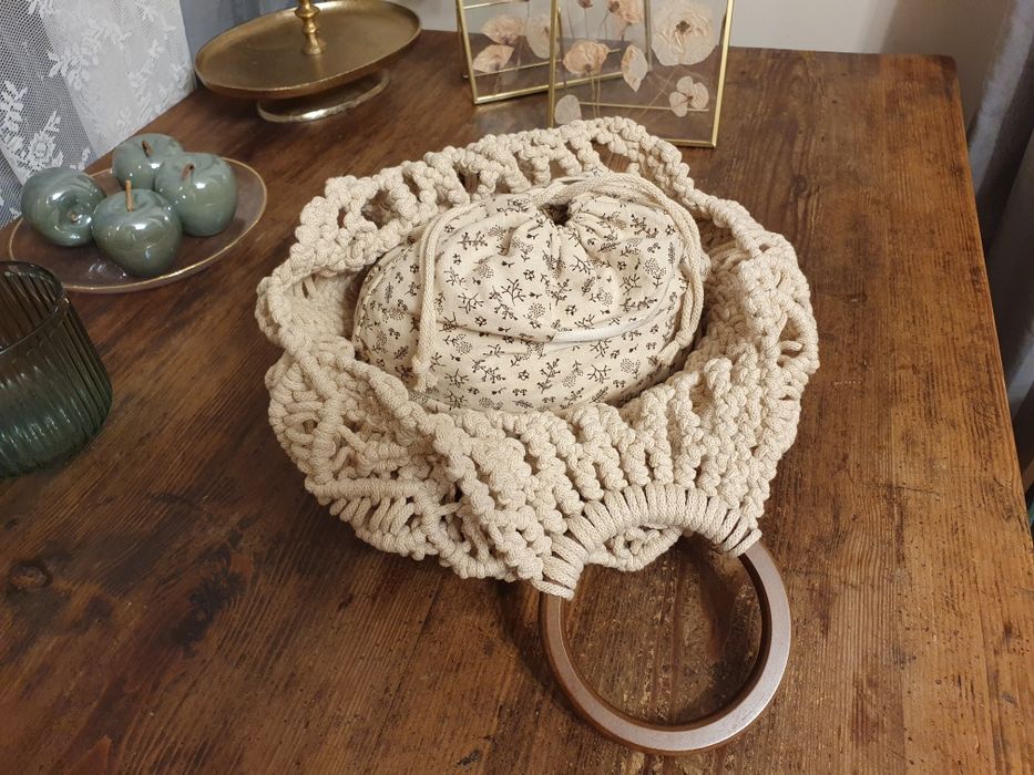 Torebka boho, makrama