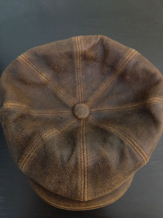 Кепка восьмиклинка шкіряна Gladwin Bond 55-57см