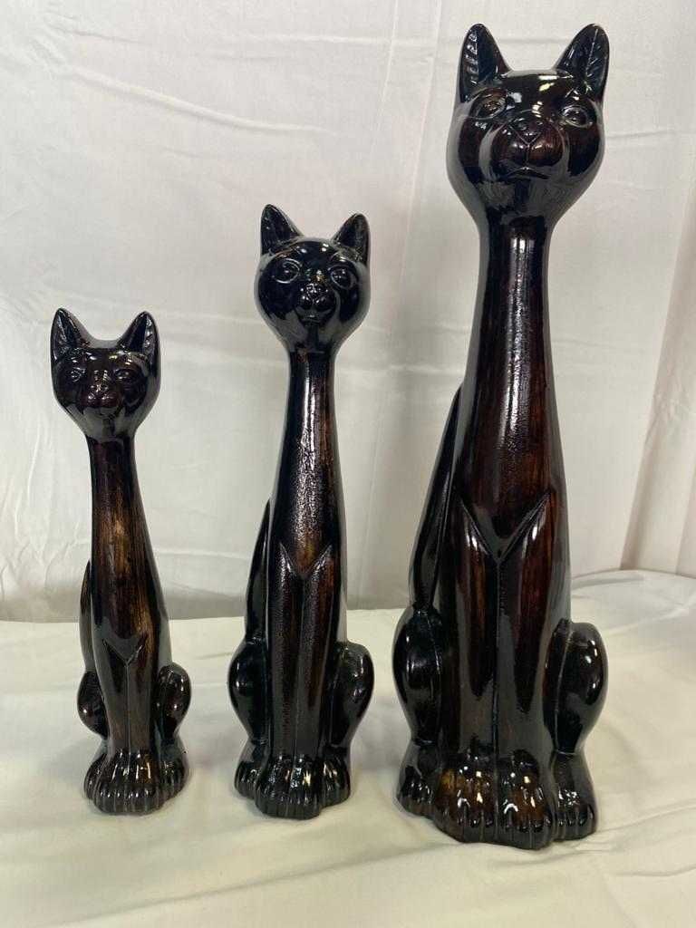 Conjunto de  trio de gatos