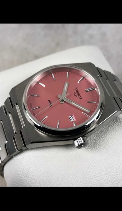 Tissot PRX 35mm łososiowy/różowy Nowy na gwarancji