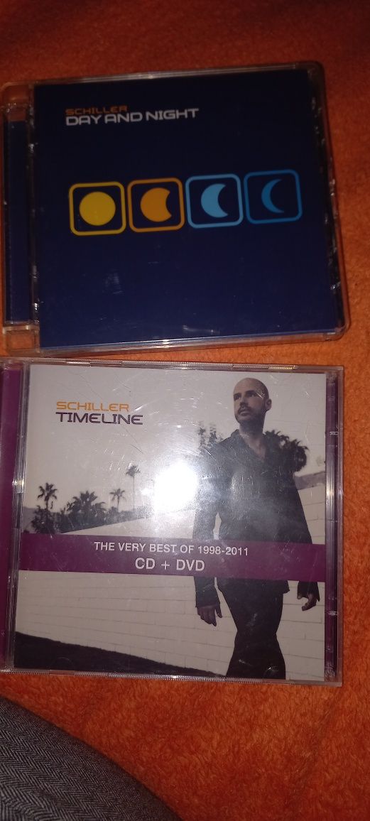 Płyty CD + dvd Schiller Timeline,Day and night, Sehnsucht, Atemlos
