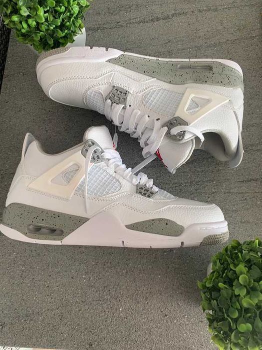 Buty koszykówki Jordan_4_Retro_white_Oreo_ Rozmiar 38