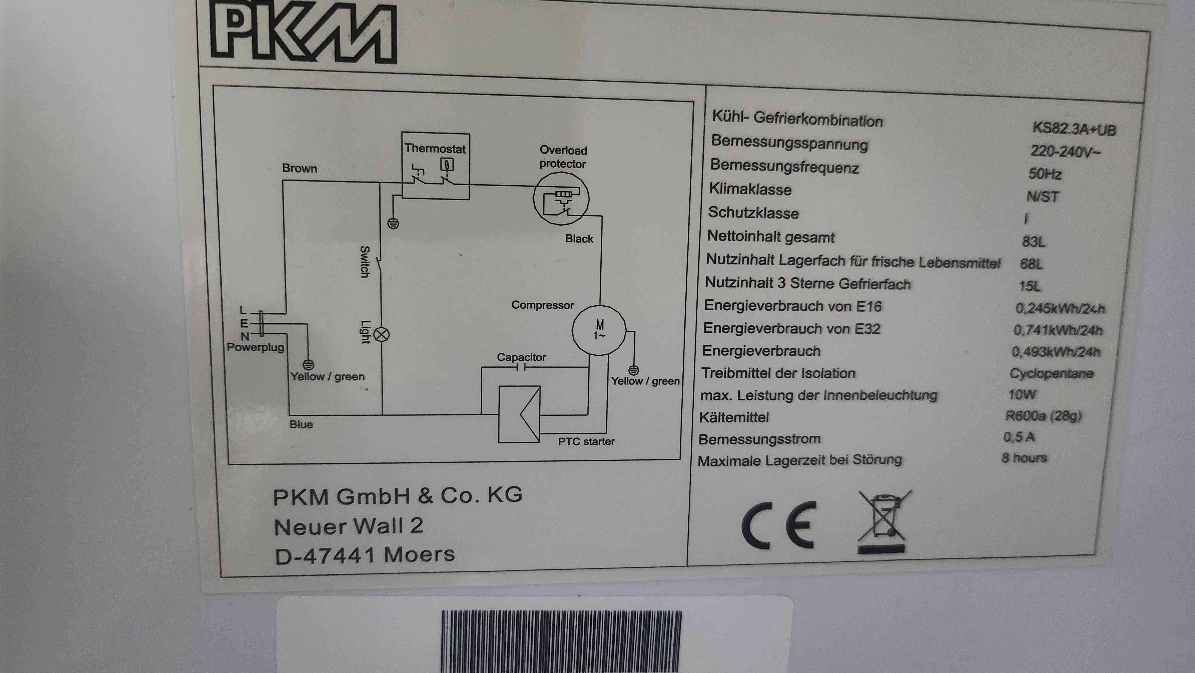 Janki AGD Lodówka 82cm WYPRZEDAŻ!!!