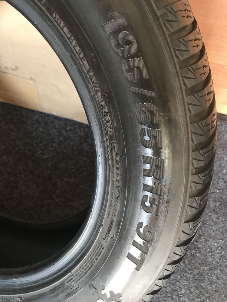 1 szt.opona zimowa 17r.5 mm 195/65R15 Kumho WinterCraft WP51