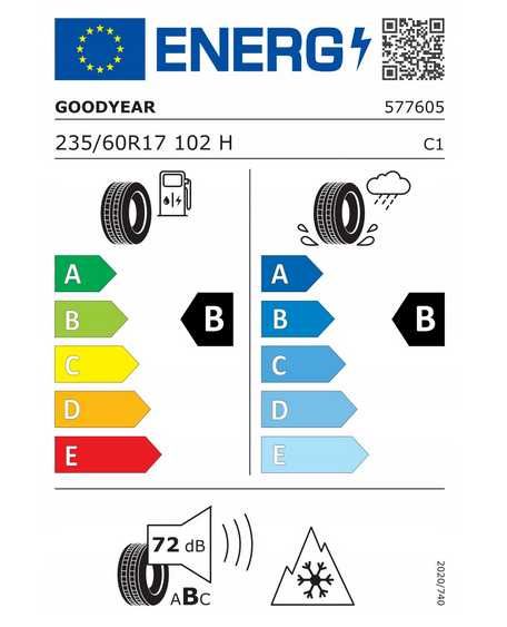 Opona  235/60R17 Goodyear Vector 4Seasons Gen-3 nowa Gat 1