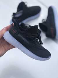 Детские кроссовки Adidas Yeezy Boost 350 V2 Black, р.22-36 рефлектив