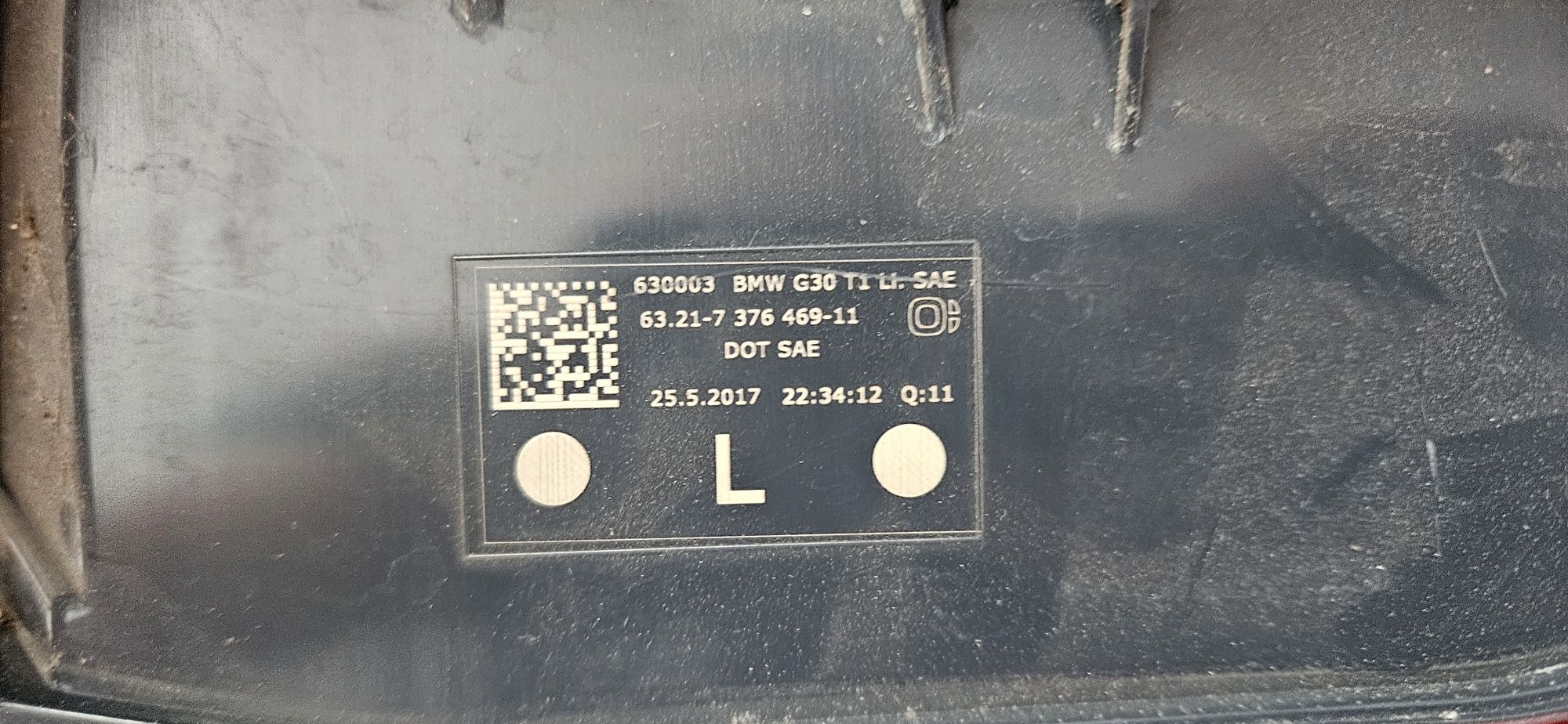 LAMPY BMW G30 USA tył stan bdb