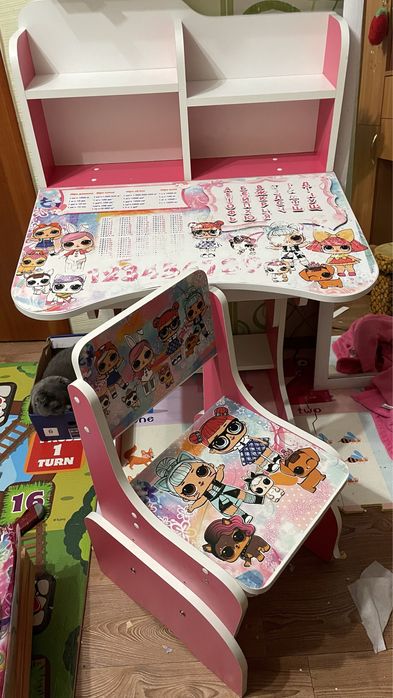 Парта стілець для дитини ростішка стіл