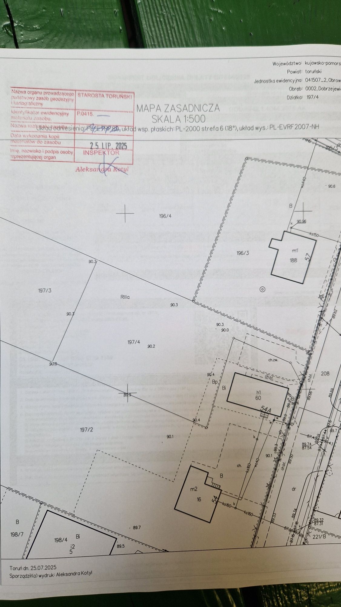 Działka 1500m z wydanym pozwoleniem na budowę