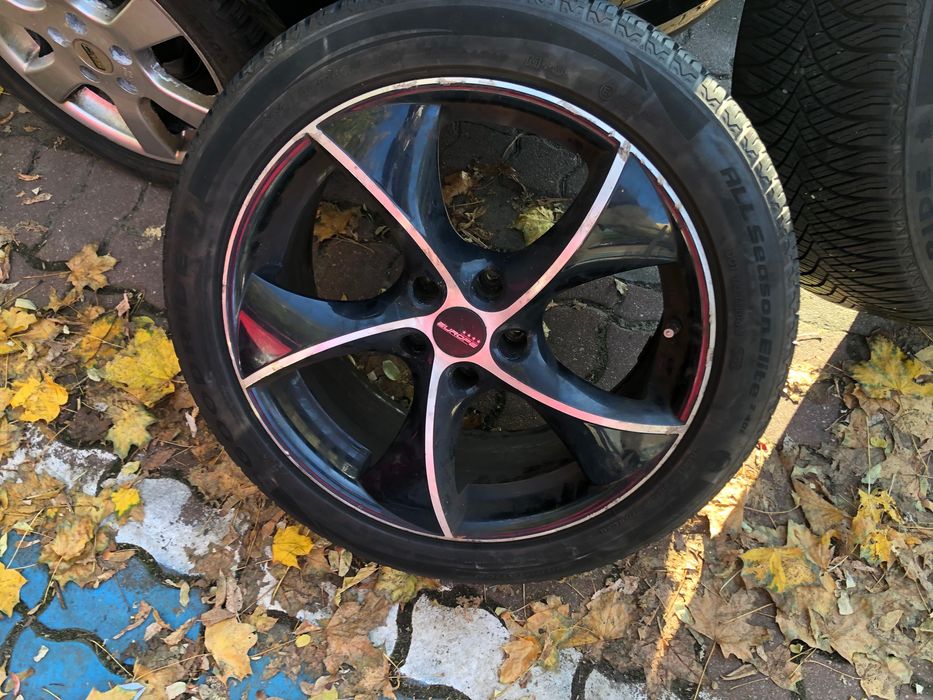 Felgi18 5x112 et50 57.1 z oponami wielosezonowymi