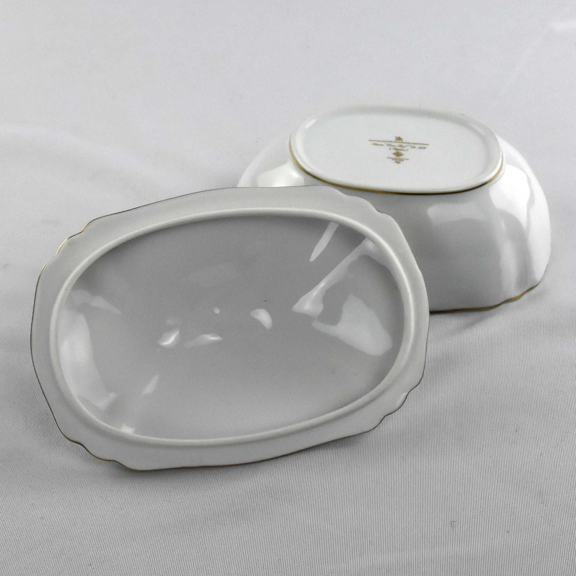 Terrina com base porcelana Serviço Coroa Real, séc. XIX (Réplica)