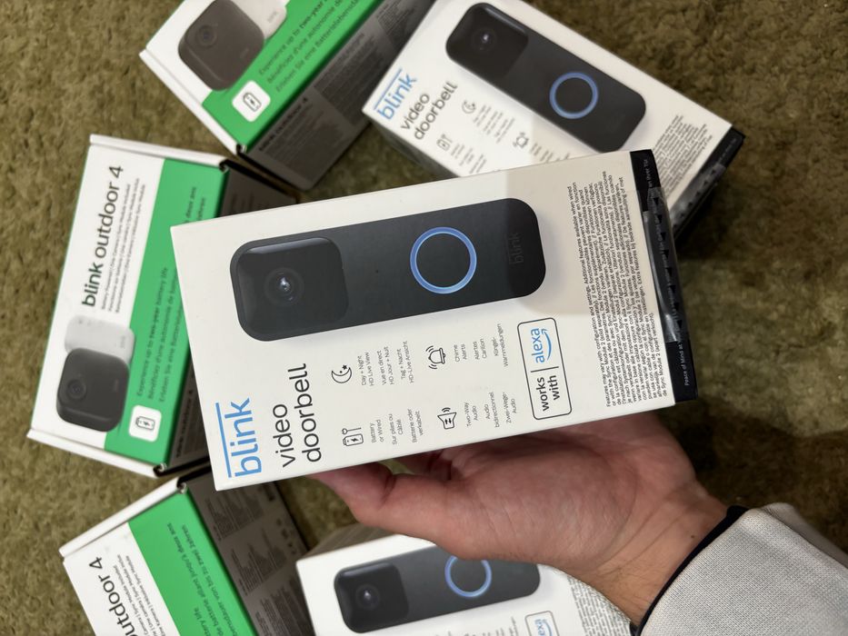 Pack Blink OutDoor 4 + Blink Video DoorBell SELADOS