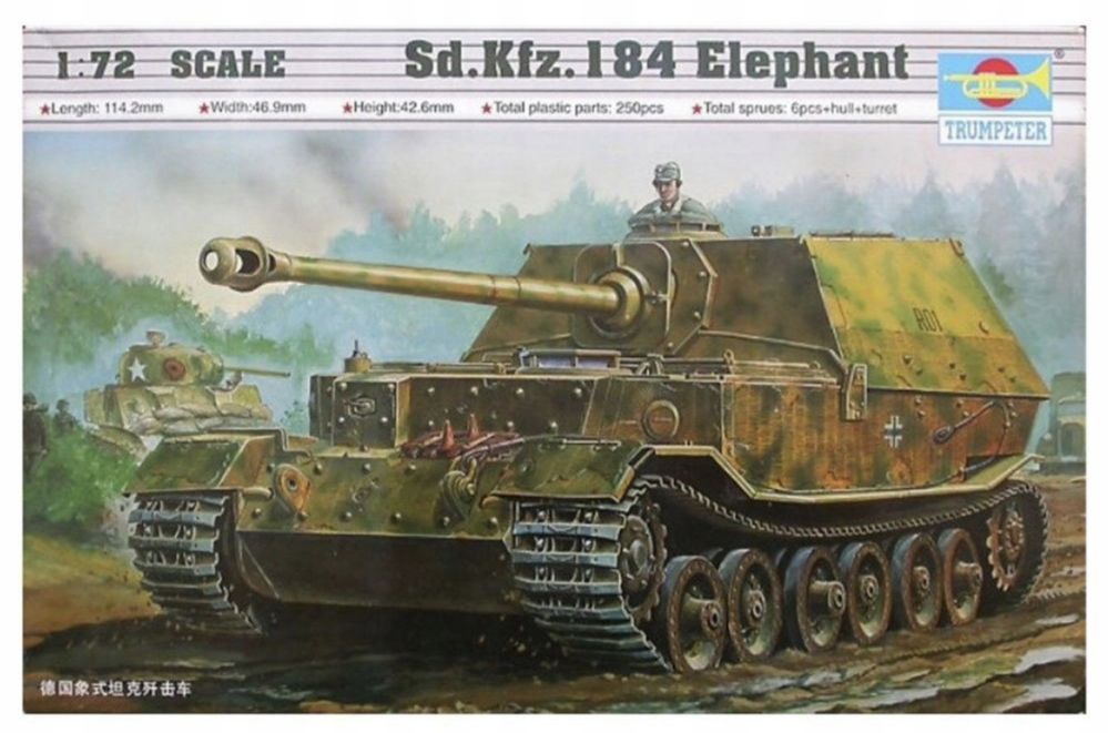 Model plastikowy do sklejania czołg Elephant Trumpeter 07204