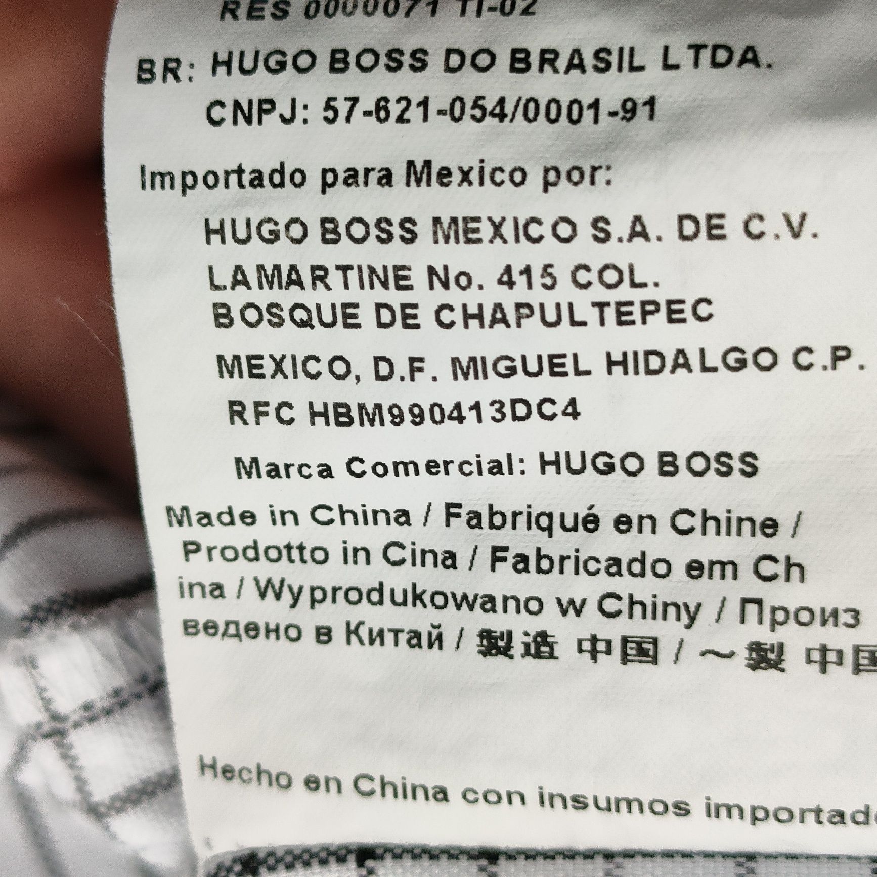 Hugo Boss  koszula do recyklingu uszkodzona oryginalna koszula