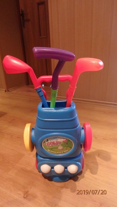 Zestaw do gry w golfa.