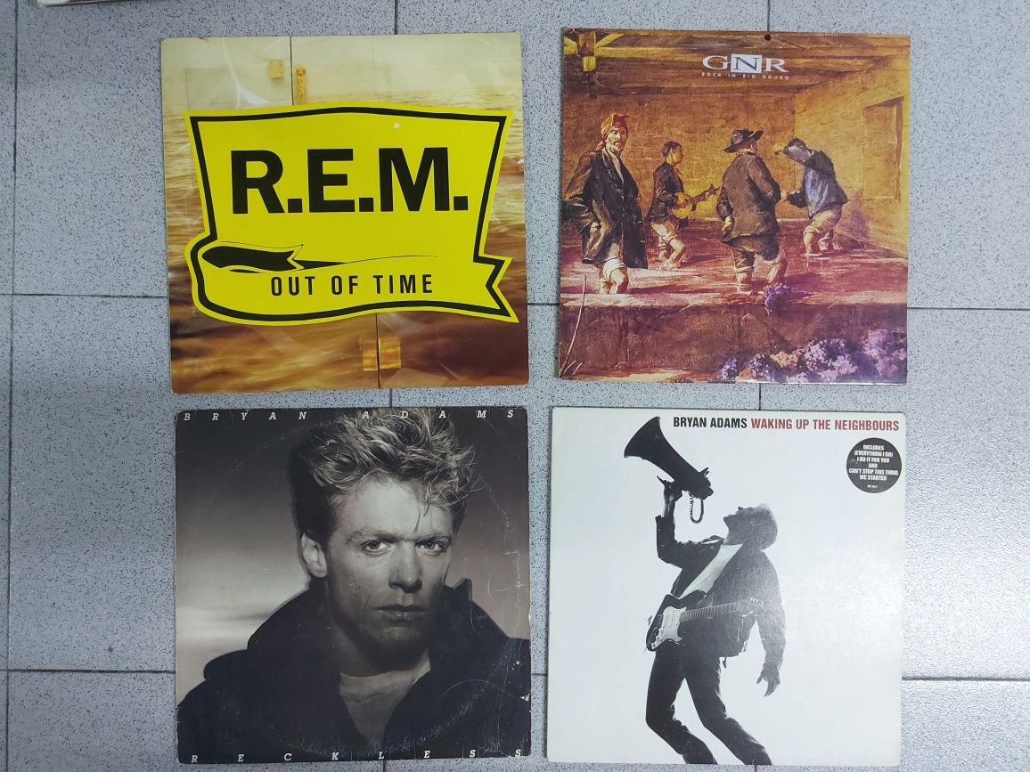 Discos Vinil Phil Collins Genesis REM Bryan Adams Max Rão Kyao
