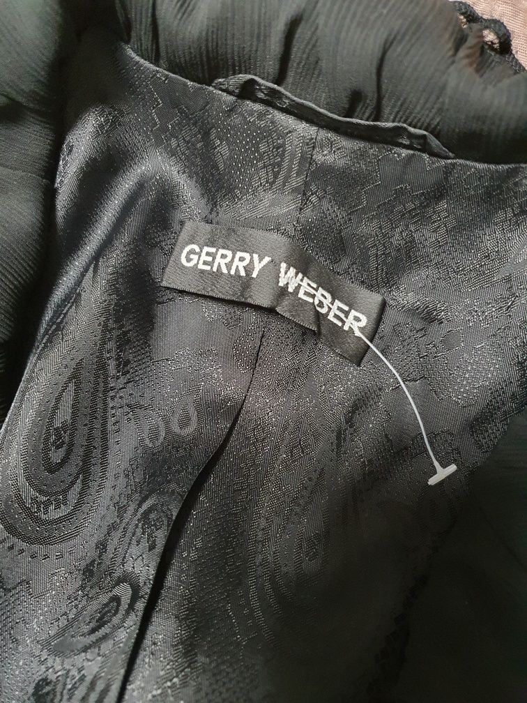 Czarna Marynarka żakiet Gerry Weber S m 36 38