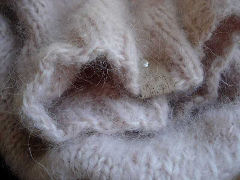 kaptur fluffy balaclava z alpaki i kaszmiru