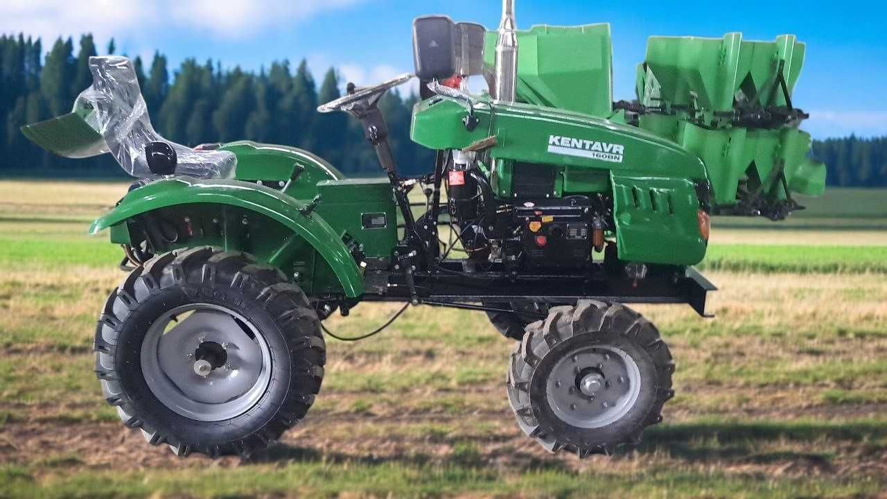 Мототрактор Кентавр 160BN з плугом новий