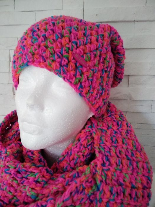 Komplet handmade smerfetka krasnal nary prezent