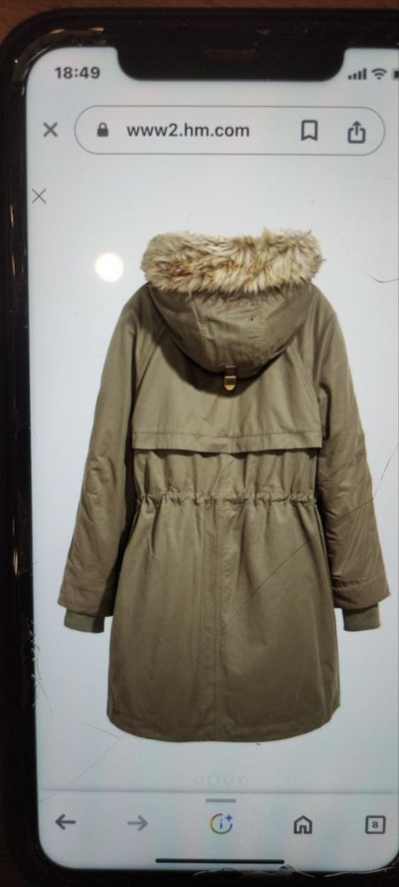 Kurtka parka H&M roz 44