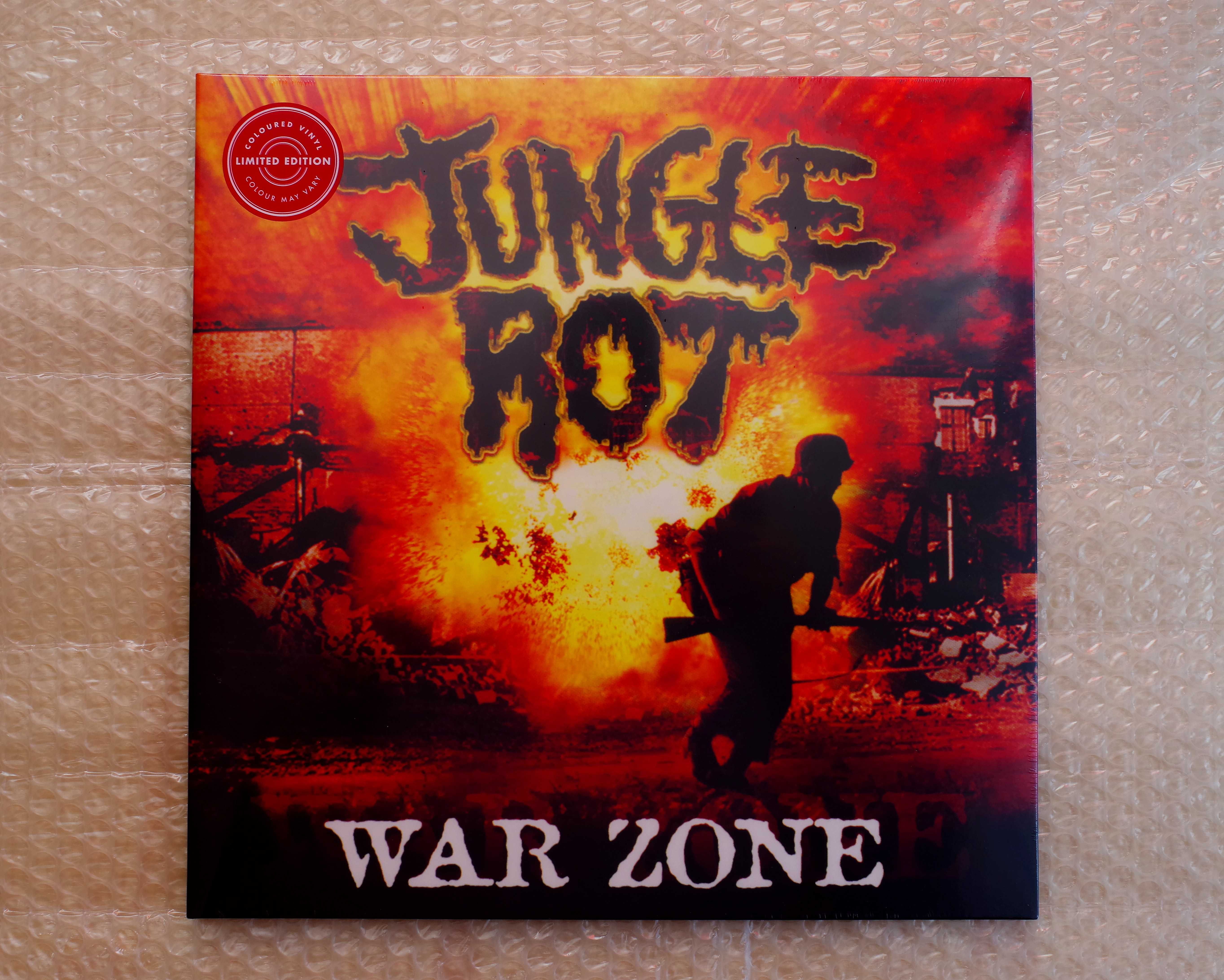 Jungle Rot – "War Zone". CZERWONY winyl. Nowa!