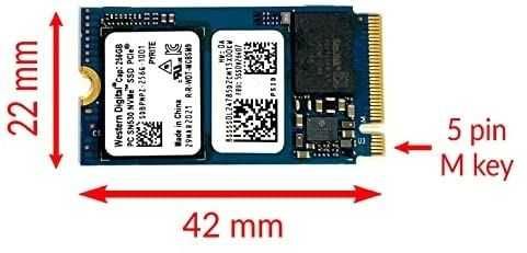 Western Digital SSD mlc 256GB  M.2 2242 НОВИЙ + ПЕРЕХІДНИК з термопаст